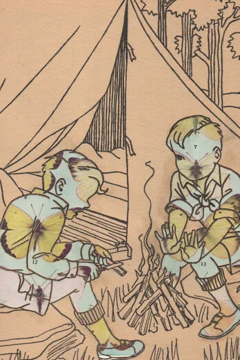 Keith Maddy, Camping (detail) 2024. Courtesy of Anderson Yezerski Gallery