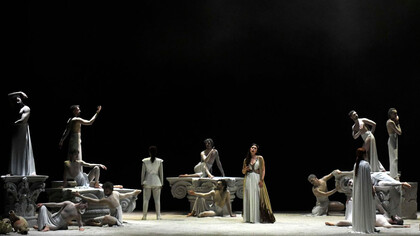 Ottone in villa, veduta della performance. Cortesia del Teatro Malibran