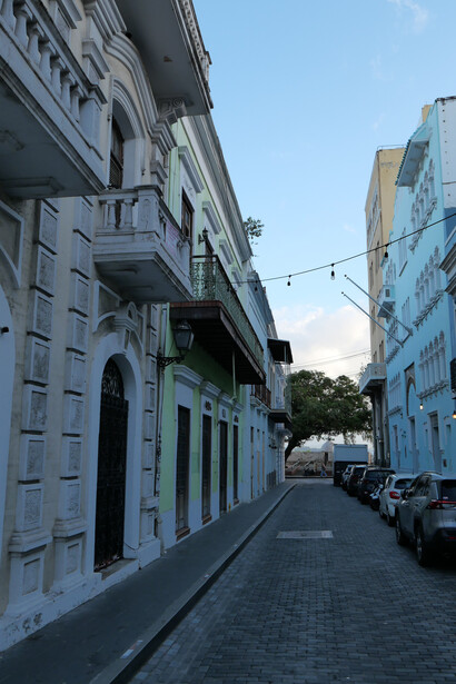 The streets of San Juan, Puerto Rico. Other parts of the world embrace our soul as well, but going back home is always special