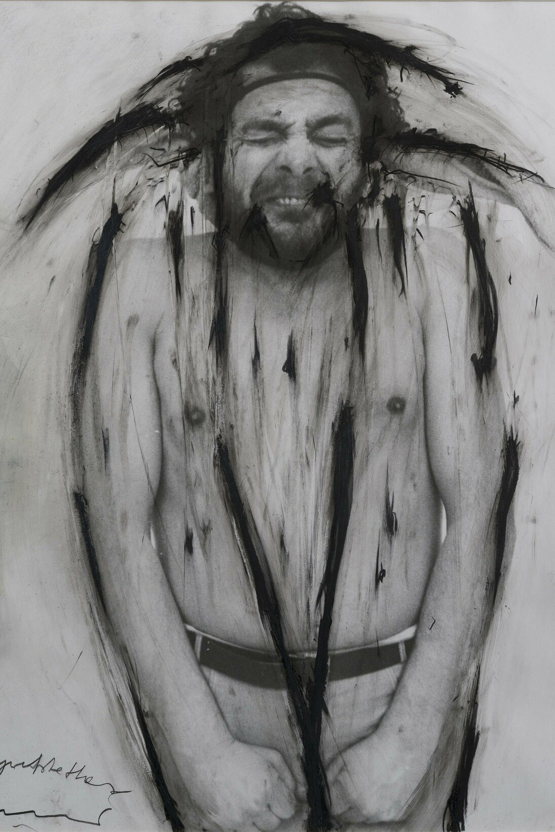 Arnulf Rainer, Der gepreste (face farce), 1973-75