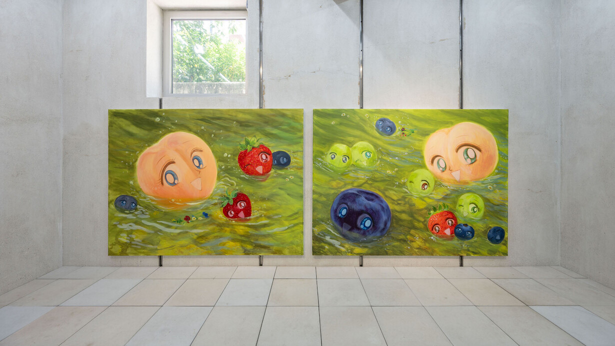 Liu Yin, Summer, exhibition view. Courtesy of Kiang Malingue