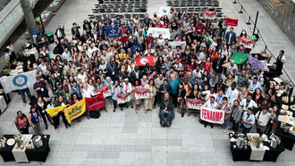 Ceremonia de clausura del encuentro «Nuestro futuro es público», Santago de Chile