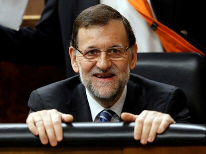 Mariano Rajoy en su escaño