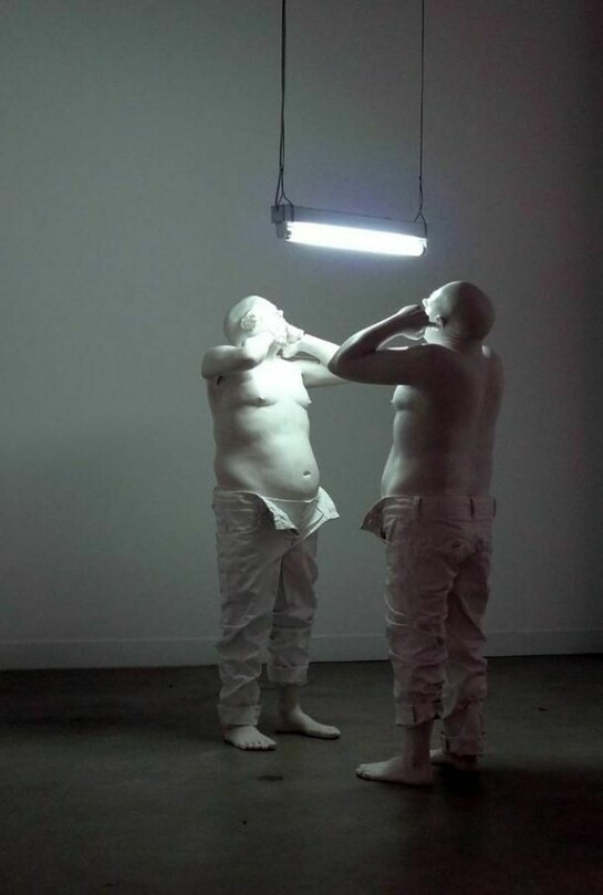 The Mirror (Exercises to be Another), Polyester Resin with Marble Dust