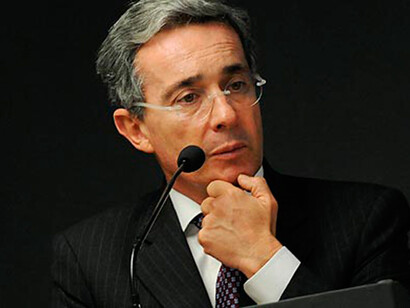 Álvaro Uribe, presidente de Colombia entre 2002 y 2010 