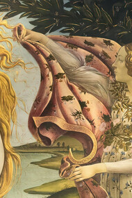 La Beauté. La Naissance de Vénus de Sandro Botticelli, peint vers 1484-1485 et conservé à la galerie des Offices. L'idée de beauté elle-même doit surmonter les époques et les mutations constantes du monde dans lequel nous vivons