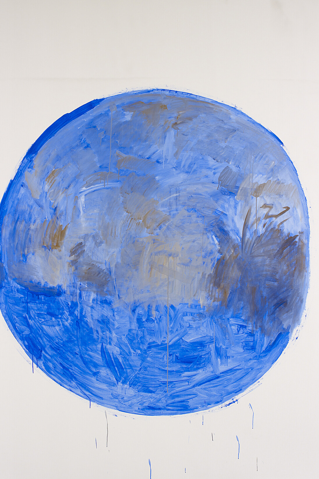 Gérard Gasiorowski, Ida, 1983.
Acrylique sur toile, 250 x 200 cm.
Photo Archives Fondation Maeght
© Galerie Maeght, Paris.