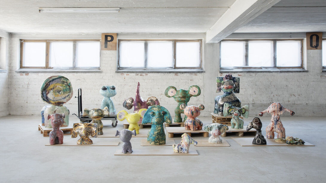 Jasmin Anoschkin, Supercharged Lollipop Valley, 2023, photo by Chikako Harada. Courtesy of HB381 New York