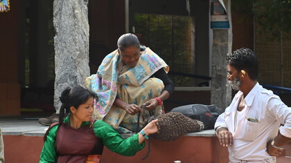 Adivasis from three regions and tribes of India, at Worldviews Vikalp Sangam @ Ashish Kothari