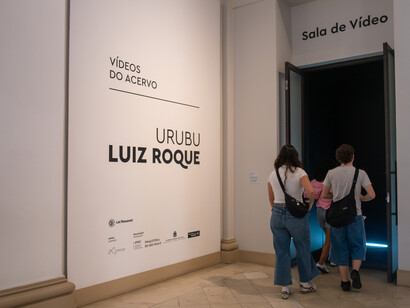 Luis Roque, Buitre, vista de exhibición. Cortesía de Pinacoteca