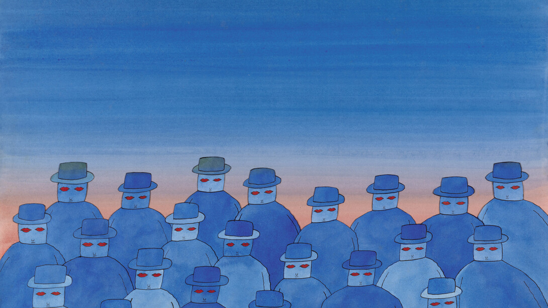 Jean-Michel Folon, Untitled, Fondation Folon ©Fondation Folon, ADAGP/PARIS, 2024-2025