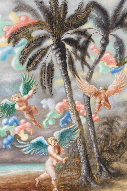 Alberto Savinio, Jeux d'anges, 1930. Courtesy of Mazzoleni