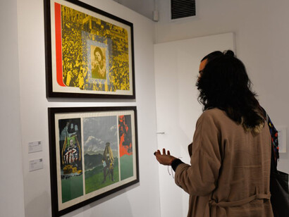 Various artists, Other testimonies: Alcántara – Giangrandi – Góngora – Quijano – Mejía – Rendón – Workshop 4 Rojo – Graphic of the popular struggle, exhibition view. Courtesy of El Dorado Space
