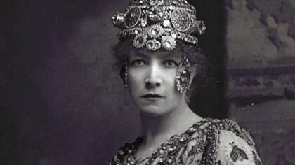 L'actrice Sarah Bernhardt 