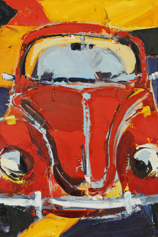 Lady Bug 12x12" oil on canvas