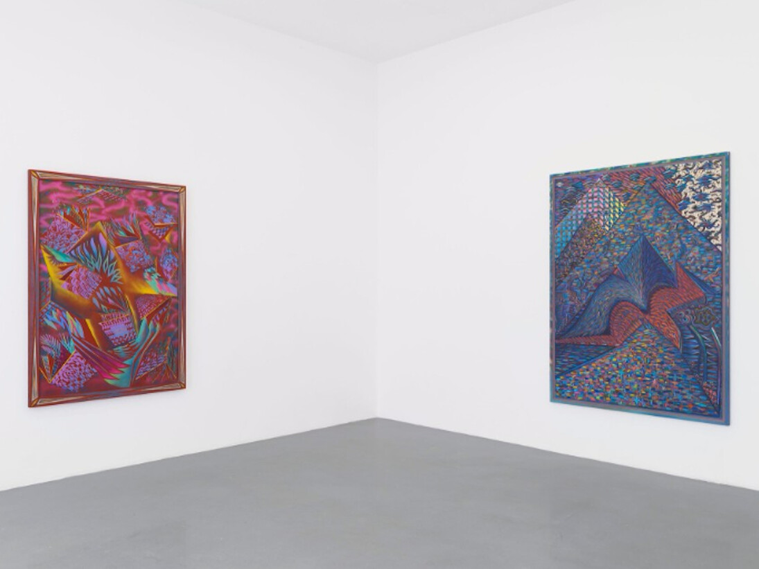 Zach Harris, Exhibition view. Courtesy of Perrotin Paris