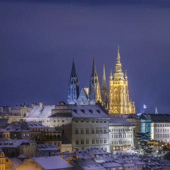 Kathedrale von St. Vitus (Prag, Tschechien). Die  im 14. Jahrhundert überlieferte Reliquien von Lukas, dem Evangelisten, weden in der Schatzkammer der Kathedrale aufbewahrt
