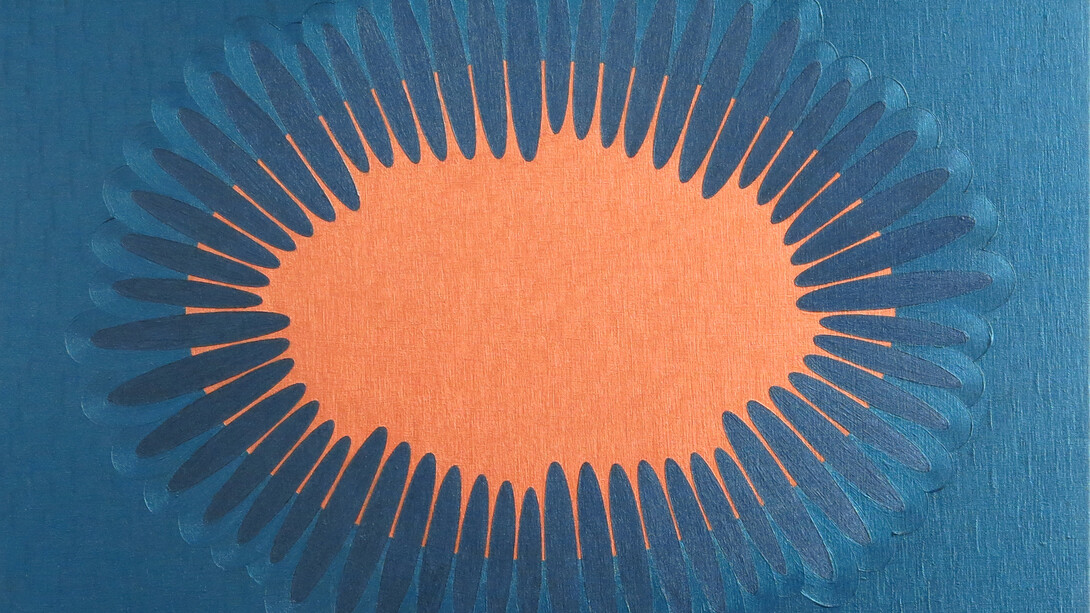 Jane Harris, Turning Out, 2014, Oil on wooden panel, 40 x 40 cm