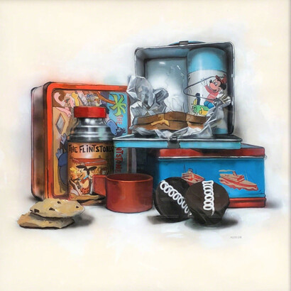 Margaret Morrison Baby Boomer Lunch Box Series. Courtesy of Woodward Gallery