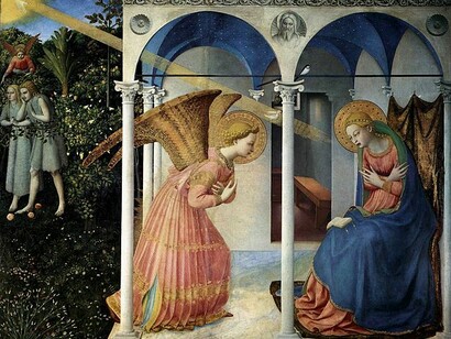Annunciazione, Beato Angelico, tra il 1430 e il 1432, tempera su legno