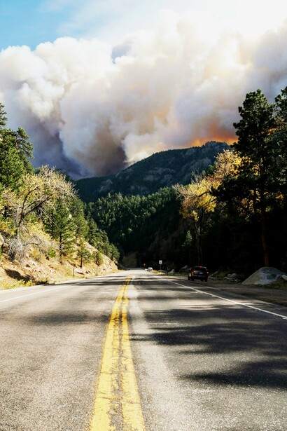 Wildfires are a result of increased global warming