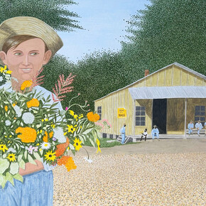 Carroll Cloar, The flowers we gathered, 1978. Courtesy of Andrew Edlin Gallery