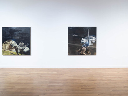 Phil Hale, Anticlimb, exhibition view. Courtesy of Anita Rogers Gallery