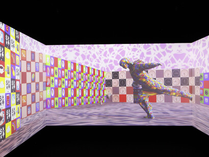 Claudia Hart, Patterns and politics, exhibition view. Courtesy of Francisco Carolinum Linz