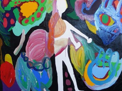 Maria Lynch, Doll 3, 2014, Oil on Canvas
