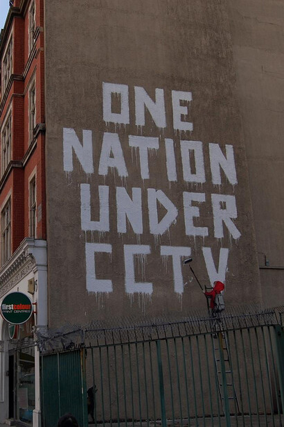Banksy - One Nation under CCTV