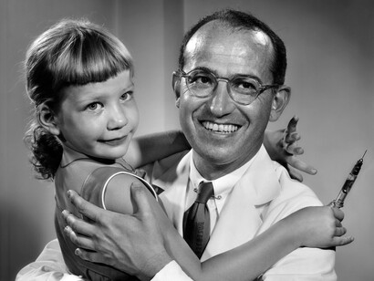 Jonas Salk, 1956. Fotografía: Yousuf Karsh