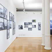 More than a postcard. Le luxembourg entre arrivée et départ, exhibition view. Courtesy of Cercle Cité