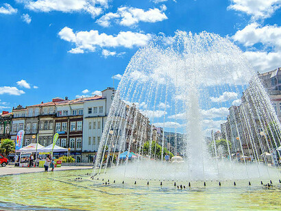 Praça da República, Braga, Portugal
