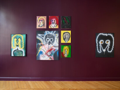 Door to the cosmos, 2025. Exhibition view. Photo: Pauline Assathiany. Courtesy of Mariane Ibrahim Gallery