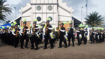 La competencia internacional de bandas "Corazón Verde" se realiza desde el año 2007 en la ciudad de Paraíso, Provincia de Cártago, Costa Rica