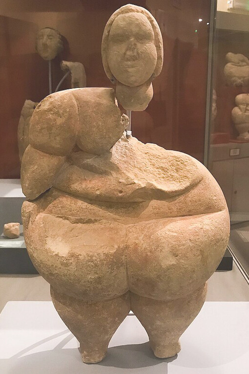 Prehistoric figurine at the National Museum of Archaeology Malta