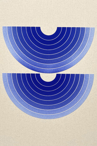 Christian Abusaid, Double circle, 2025. Courtesy of PDX Contemporary Art