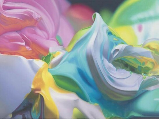 Ben Weiner, Body Party, 2013, oil on canvas, 60 x 90 inches