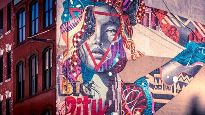 Graffiti art in New York City, United States 