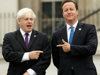 Boris Johnson and David Cameron