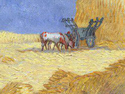 Vincent Van Gogh, The siesta, detail