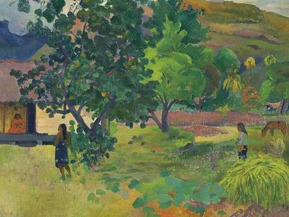 Paul Gauguin, "La maison", (1892), collezione Rybolovlev