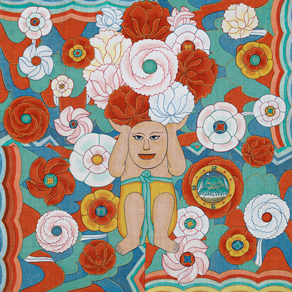 Sunhee Yang, A bouquet of happy flowers #2 small. Courtesy of the Kate Oh Gallery