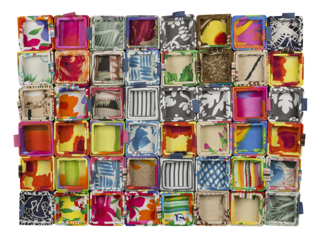 Steven and William Ladd, Stevie 1986, 2013, Archival board, fiber, Tower: 10 1/2 x 7 3/4 x 10 inches, Landscape: 15 3/4 x 21 x 2 1/2 inches, Collection of Steven and William Ladd, New York