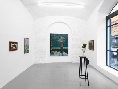 Thomas Braida, Tacciono i fiori, vista della mostra. Per gentile concessione della Galleria Monitor