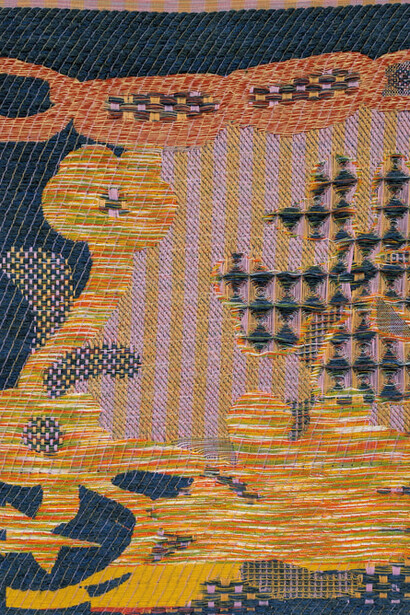 Xingyi Zhao, Flower window (detail), 2025. Courtesy of Zolla Lieberman Gallery