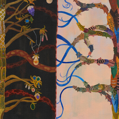 Alyina Zaidi, Abyme (detail), 2026. Courtesy of Pilar Corrias Gallery