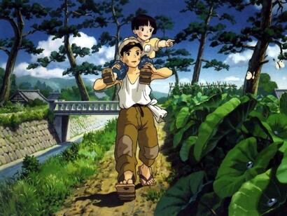 Imagen de la película "La tumba de las luciérnagas", de Isao Takahata (2003)