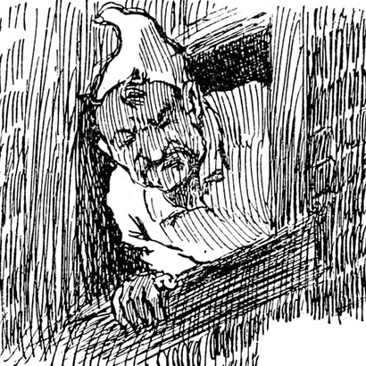 Carlo Collodi, Le avventure di Pinocchio, Immagine del capitolo 6