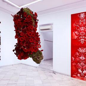 Juan Francisco Casas, La noche sexual, vista de exhibición. Cortesía de la Galería Fernando Pradilla